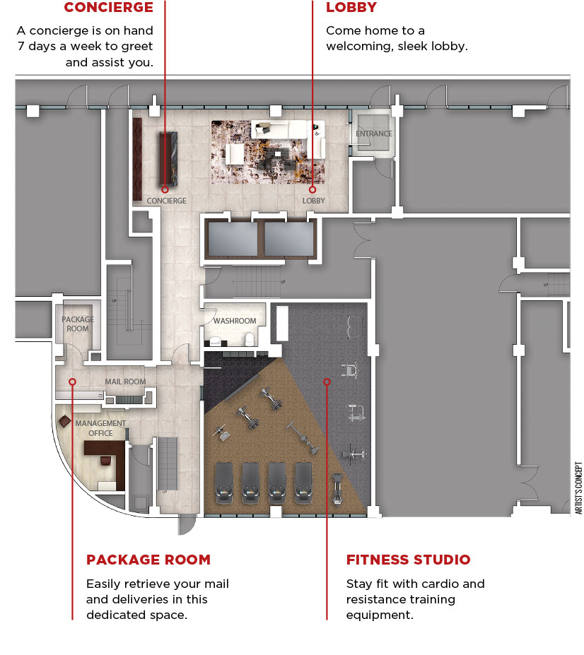 GROUND FLOOR AMENITIES